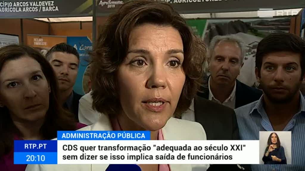 CDS-PP prop�e transformar a Administra��o P�blica