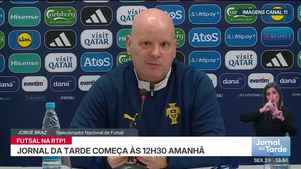 Imagem de Europeu de Futsal. Portugal joga contra a Itália este sábado