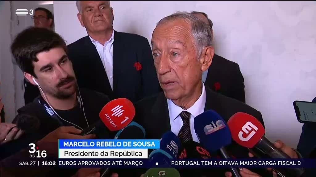 Presidente sobre a PGR. Marcelo diz que foi mal interpretado