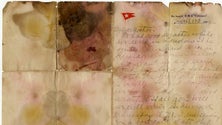 Imagem de Carta de passageiro do Titanic leiloada por 140.600 euros