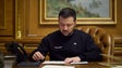 Imagem de Zelensky considera óbvia a adesão à União Europeia