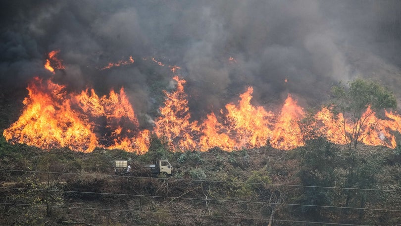 Imagem de 80 concelhos em risco máximo de incêndio