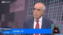 Imagem de Covid-19: Herberto Jesus diz que situação pandémica na Madeira está melhor do que estava há uma semana (Vídeo)