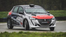 Imagem de Miguel Caires no Rali da Calheta com o Peugeot 208 Rally4