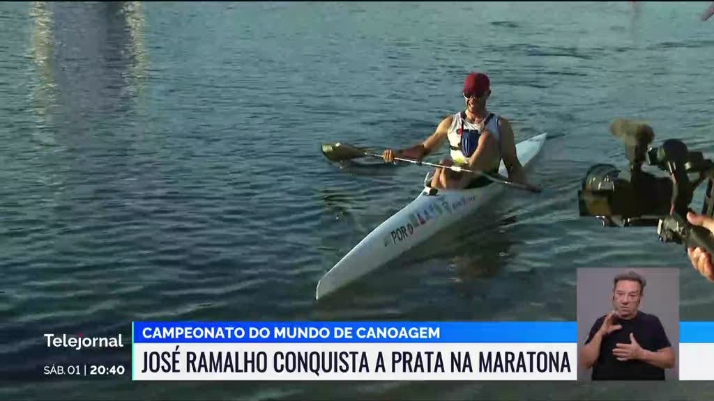 José Ramalho conquistou medalha de prata no Campeonato do Mundo de Canoagem