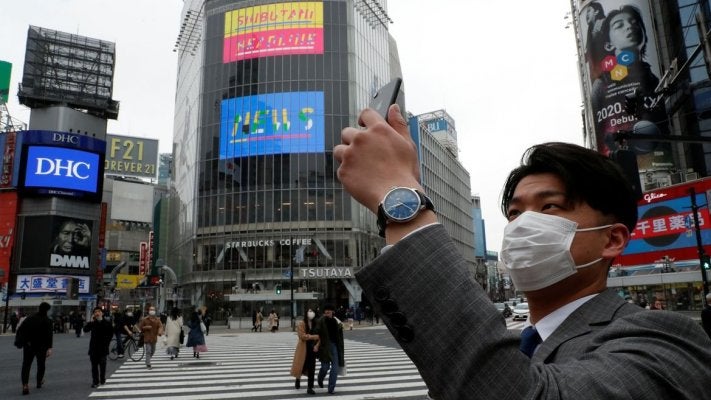 Imagem de Covid-19: Número de mortos no Japão ultrapassou os mil