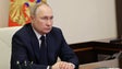 Presidente russo preside a lançamento de missão com mísseis hipersónicos