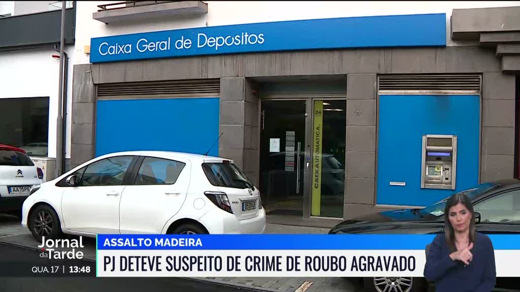 Madeira. PJ deteve suspeito de crime de roubo agravado