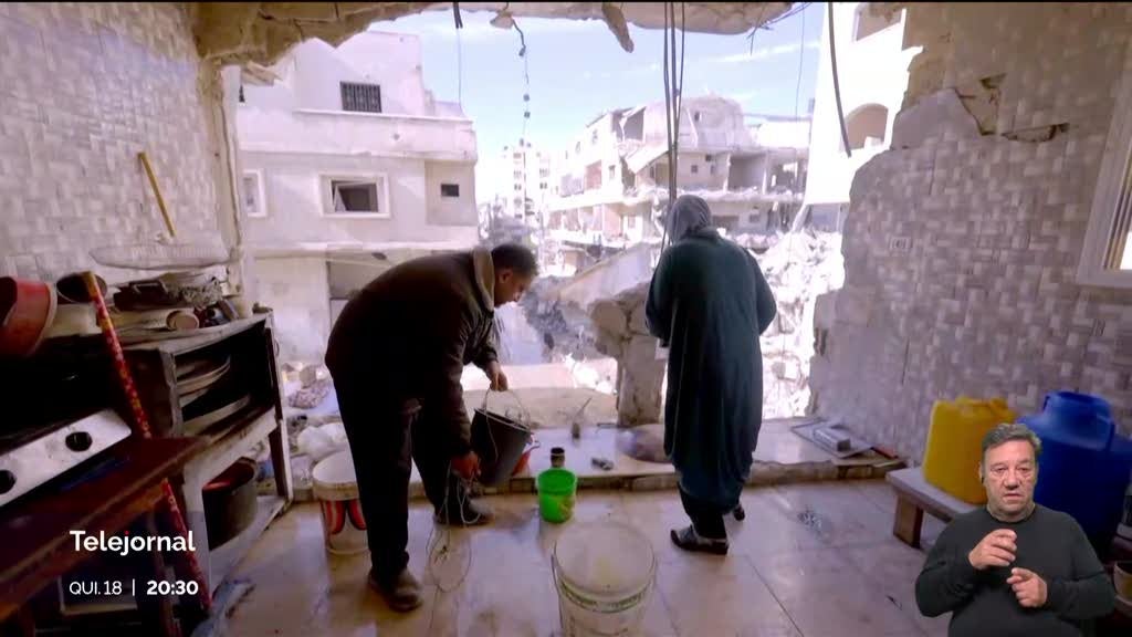 Guerra no Médio Oriente. Destruído quartel do Hamas em Khan Younis