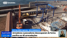 Armadores já deixaram o estaleiro naval da Ribeira dos Socorridos