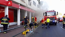 Imagem de Incêndio em agência bancária na Nazaré assusta moradores