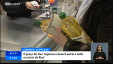 Imagem de Preço do óleo alimentar duplicou em 15 dias (vídeo)