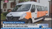Imagem de Misericórdia de Santa Cruz recebe carrinha (Vídeo)