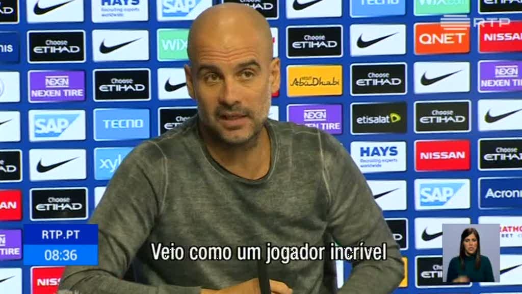 Pep Guardiola faz rasgados elogios a Bernardo Silva