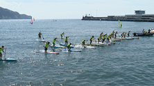 Imagem de Cinquenta atletas no Sup Race (vídeo)