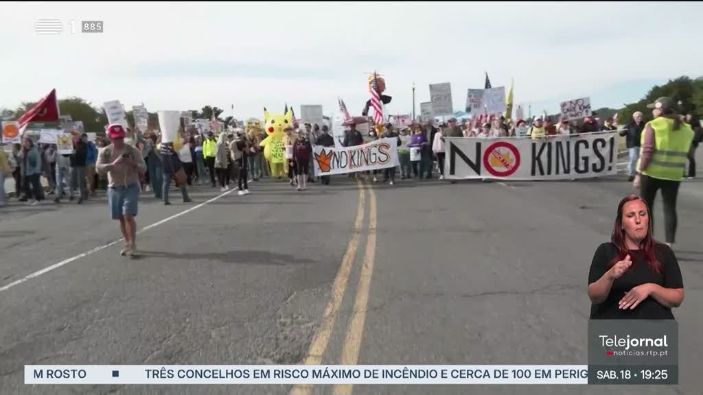 Milhões saem à rua nos Estados Unidos contra políticas de Trump
