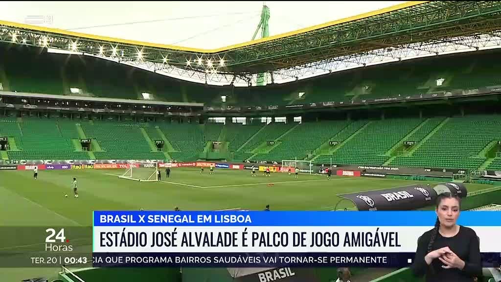 Estádio de Alvalade palco de jogo amigável entre Brasil e Senegal
