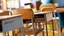 Imagem de 21 alunos em isolamento na EB23 do Caniçal