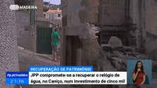 Imagem de Antigo relógio de água do Caniço vai ser recuperado (Vídeo)