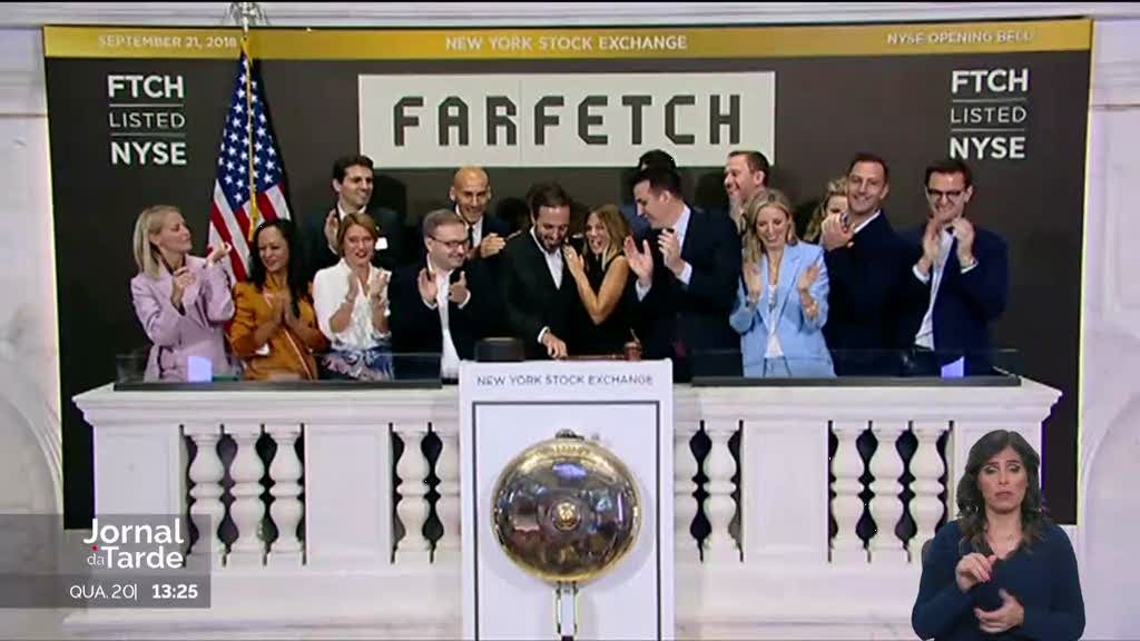 Wall Street inicia remoção da Farfetch