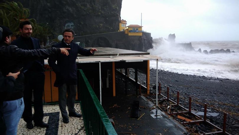 Governo da Madeira destaca resistência das infraestruturas na orla costeira