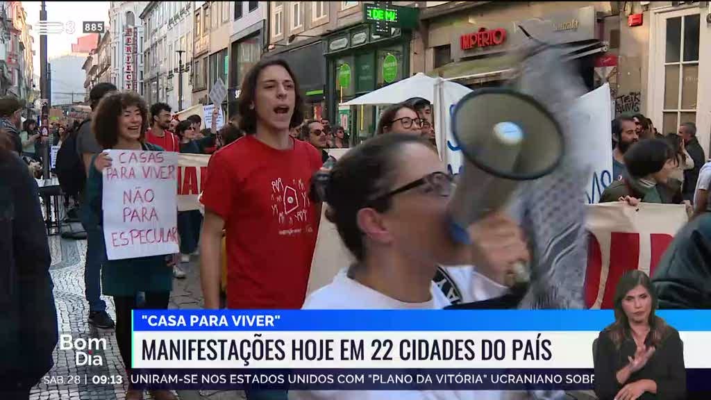 Direito à habitação motiva manifestações em todo o país