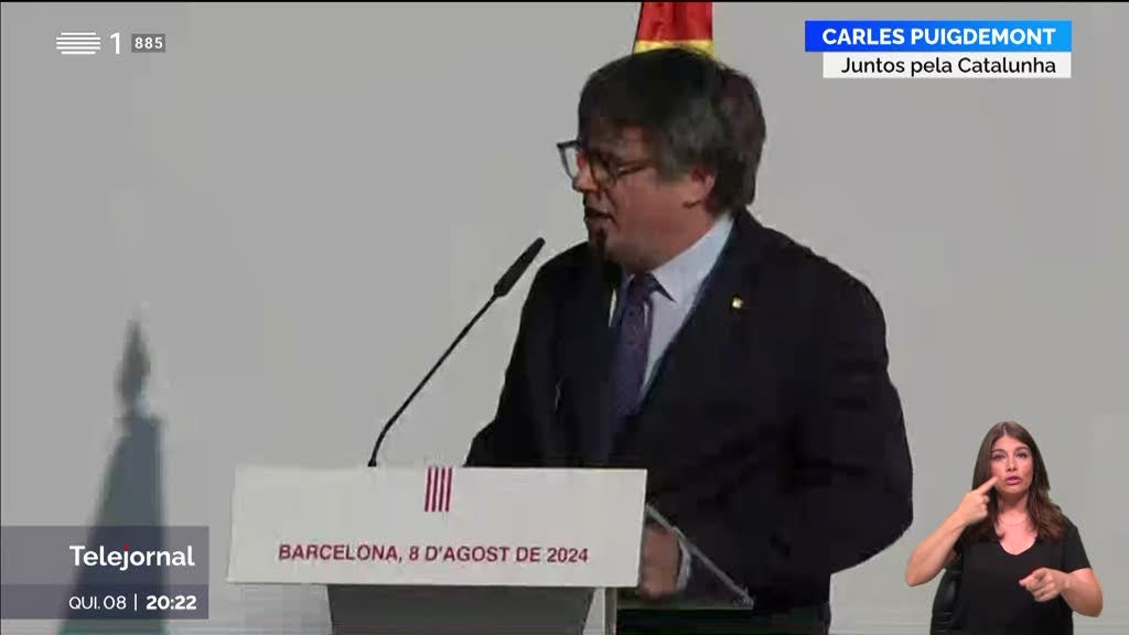 Puigdemont regressou a Barcelona e desapareceu novamente