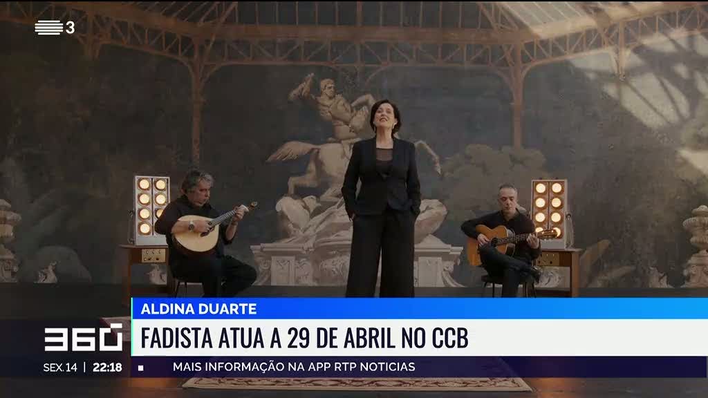 Fadista Aldina Duarte apresenta novo disco no CCB a 29 de abril