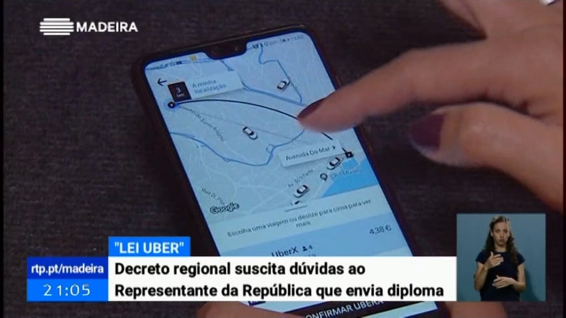 Representante da República para a Madeira envia “Lei Uber” para o Palácio Ratton