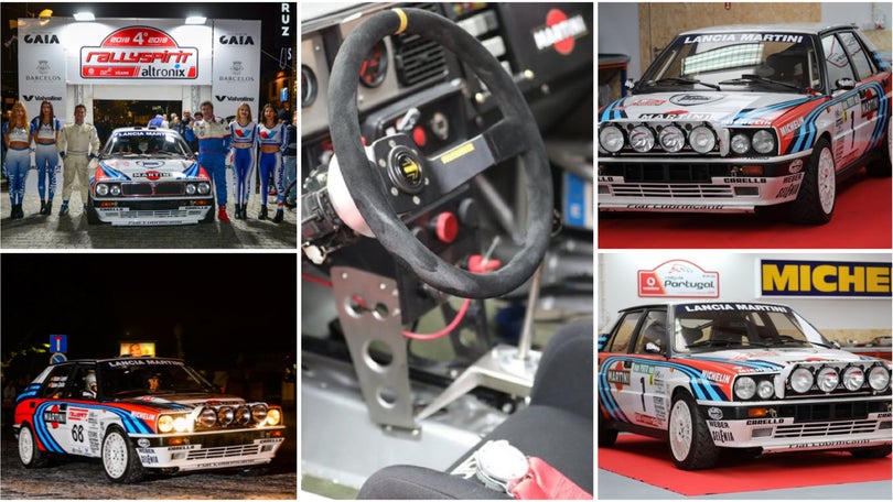 Imagem de Vitor Lopes no “Rally Madeira Legend”com o Lancia Delta Integrale 16V Grupo A