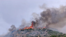 Imagem de Incêndio foi provocado por uma viatura em chamas (vídeo)
