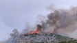 Imagem de Incêndio foi provocado por uma viatura em chamas (vídeo)