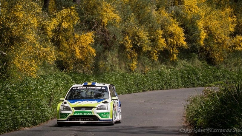 Rui Pinto navegado por Paulo Fiuza no Rali do Faial e Rali Vinho Madeira