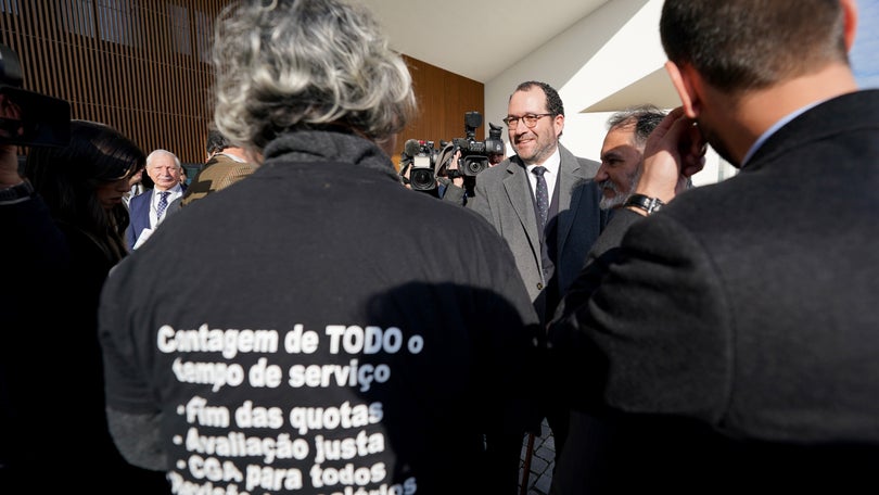 Imagem de Ministro diz que «há muitas aproximações a muitas reivindicações» dos professores
