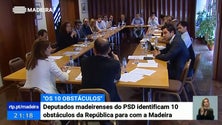 Deputados madeirenses do PSD identificam 10 obstáculos da República para com a Madeira