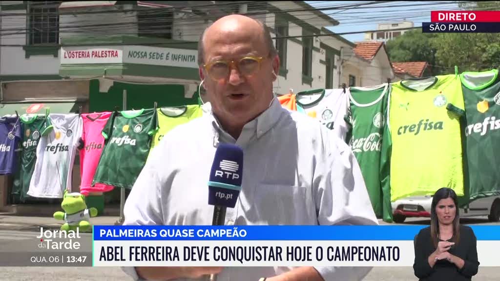 Palmeiras pode hoje sagrar-se bi-campeão