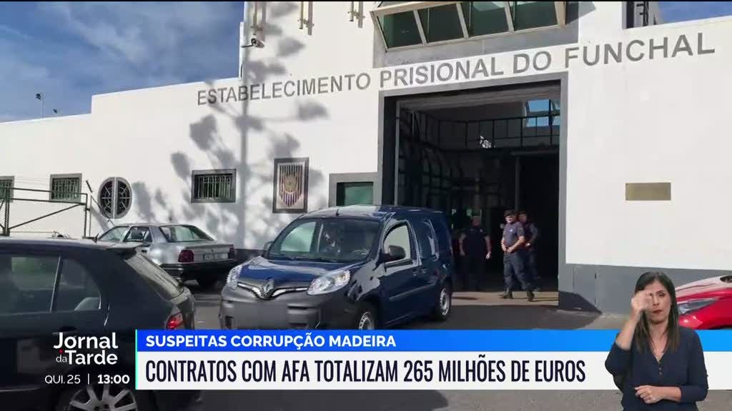 Contratos do Governo da Madeira com AFA totalizam 265 milhões de euros