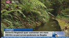 Imagem de Governo Regional quer aumentar em mais 200 km os percursos pedonais na Região (Vídeo)