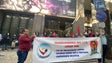 Imagem de Cerca de duas dezenas de trabalhadores manifestam-se com greve (áudio)