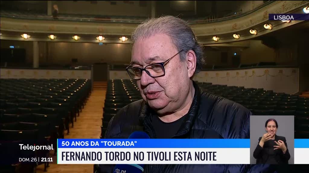Fernando Tordo esta noite no Tivoli