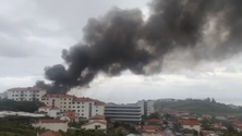 Imagem de Incêndio de grandes dimensões no Poço Barral (vídeo)