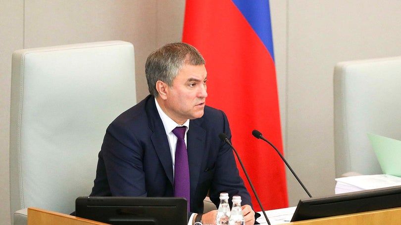 Presidente do parlamento russo pede corte de gás a outros «países hostis»