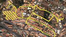Imagem de Corte de água no caminho do Terço