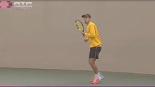 Imagem de Paulo Silva aos 18 anos sagrou-se campeão regional absoluto de ténis