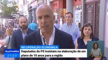 Imagem de PS insiste na elaboração de plano de 10 anos para a recuperação da economia da Madeira (Vídeo)
