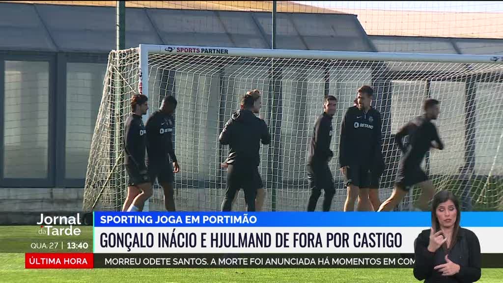 Sporting prepara jogo na casa do Portimonense