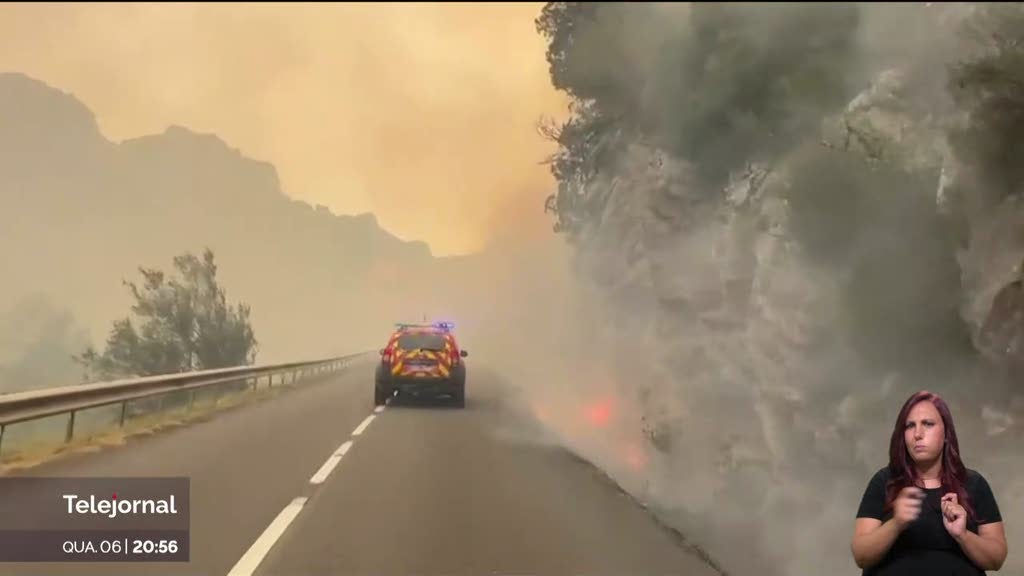 França enfrenta o maior incêndio deste verão