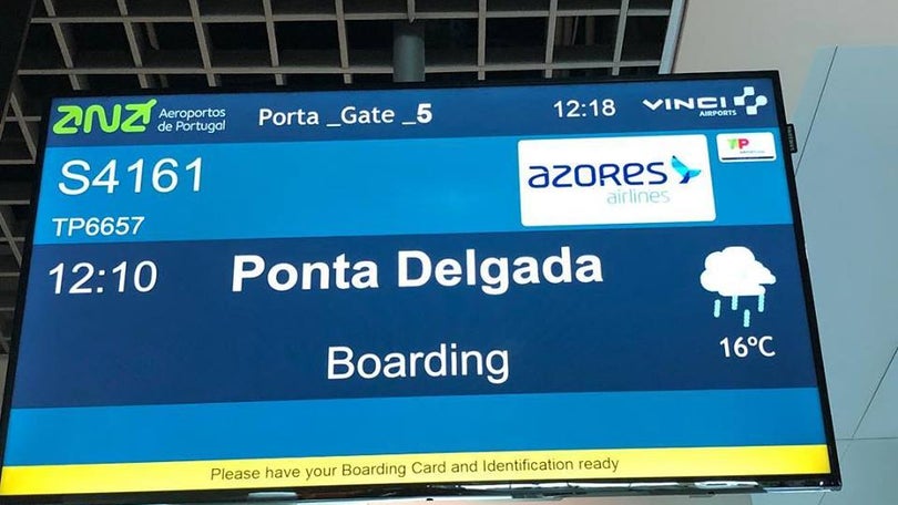 Imagem de Mau tempo nos Açores atrasa viagem da equipa do Nacional
