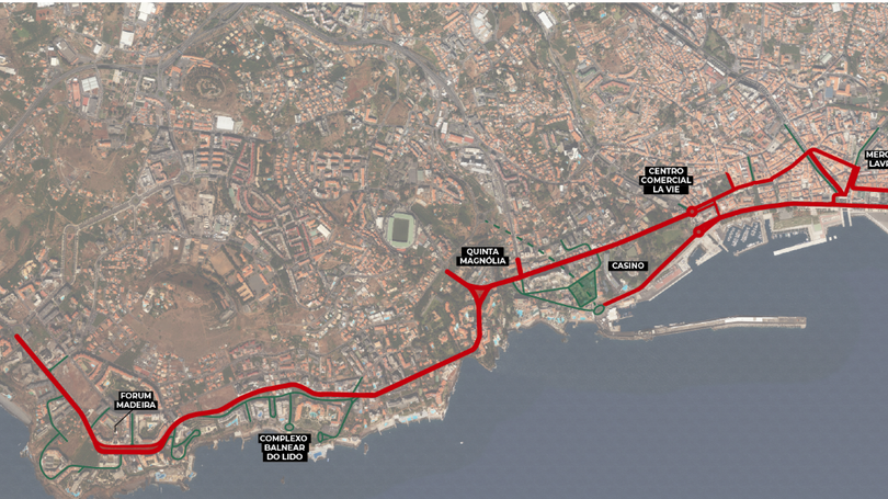 Alterações na circulação rodoviária no Funchal