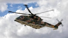 Imagem de Papa Francisco viaja de Lisboa a Fátima num helicóptero EH-101 da Força Aérea